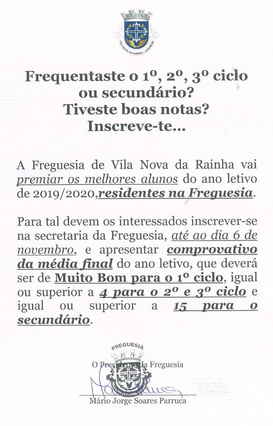 Imagem Prémios de Mérito