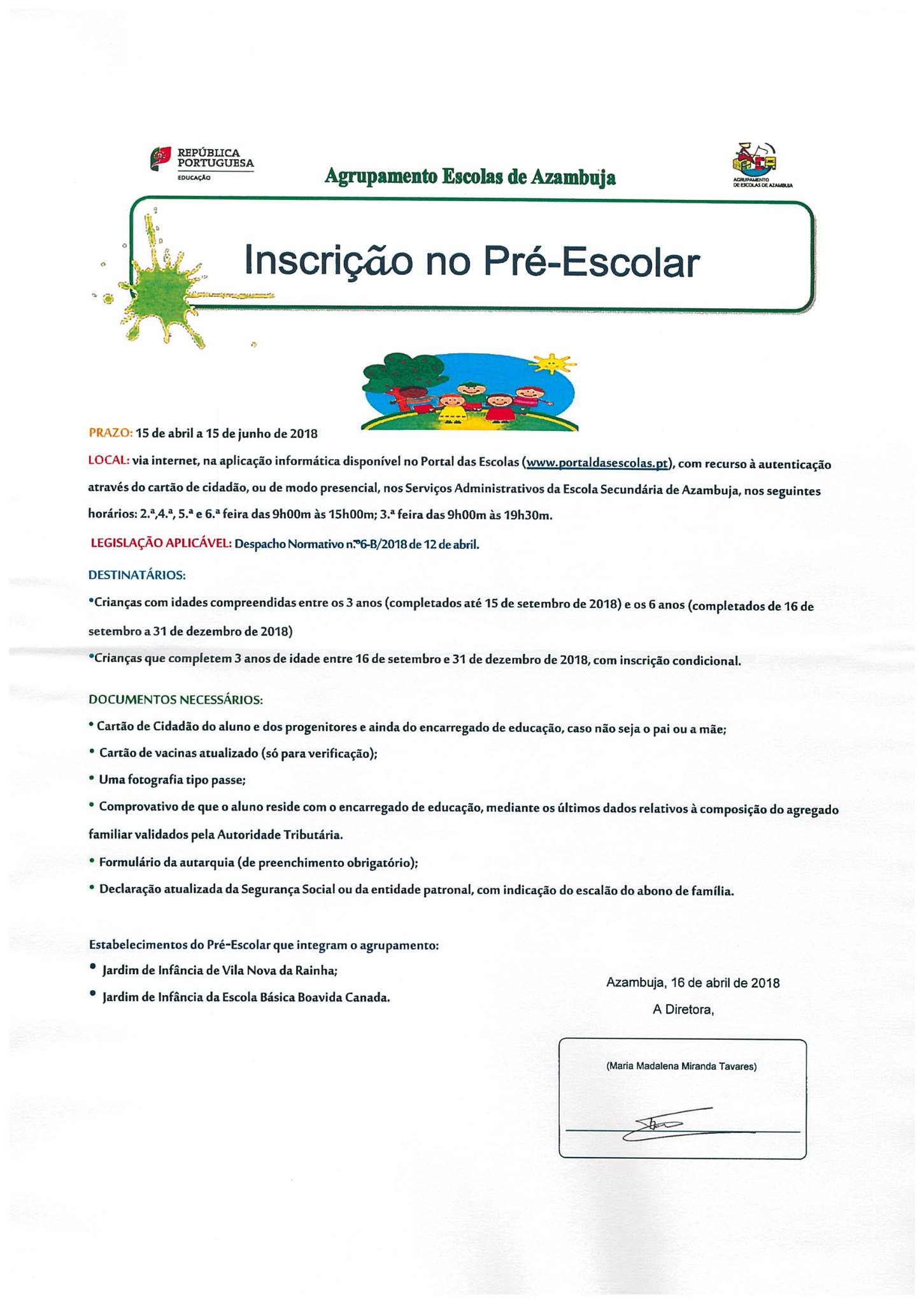 Imagem Matrícula Escolar